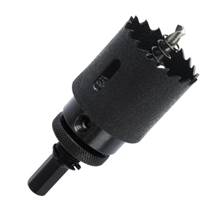 HSS Bi Metal Hole Saw M42 Hole Cutter with Drill Bit Hex Shank | 8% Cobalt BI-metal Wood Cutter Holesaw 38mm Cutting Depth, for Stainless Steel Metal Plastic Timber Drywall