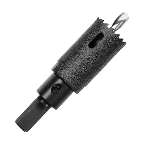 HSS Bi Metal Hole Saw M42 Hole Cutter with Drill Bit Hex Shank | 8% Cobalt BI-metal Wood Cutter Holesaw 38mm Cutting Depth, for Stainless Steel Metal Plastic Timber Drywall
