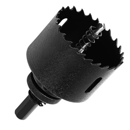 HSS Bi Metal Hole Saw M42 Hole Cutter with Drill Bit Hex Shank | 8% Cobalt BI-metal Wood Cutter Holesaw 38mm Cutting Depth, for Stainless Steel Metal Plastic Timber Drywall