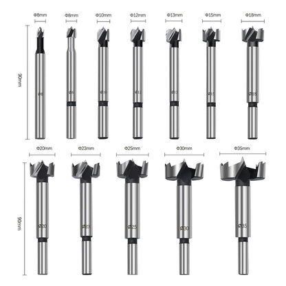 6/7/12PCS Forstner Bit Set 12-50mm Wood Hole Cutter | Woodworking Hinge Hole Saw Kit for Wood, Wood Drill Bit Set (12,13,14,18,23,35,50mm)