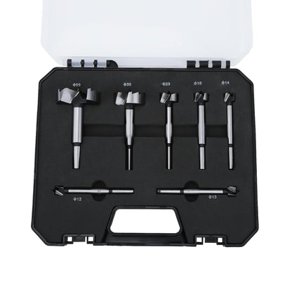 6/7/12PCS Forstner Bit Set 12-50mm Wood Hole Cutter | Woodworking Hinge Hole Saw Kit for Wood, Wood Drill Bit Set (12,13,14,18,23,35,50mm)
