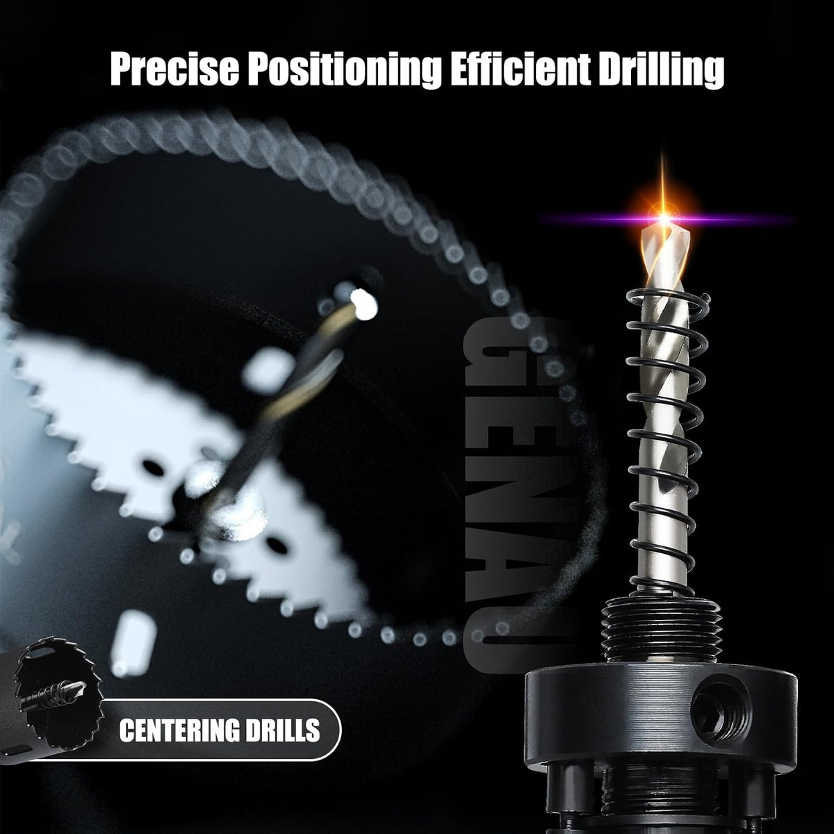 HSS Bi Metal Hole Saw M42 Hole Cutter with Drill Bit Hex Shank | 8% Cobalt BI-metal Wood Cutter Holesaw 38mm Cutting Depth, for Stainless Steel Metal Plastic Timber Drywall